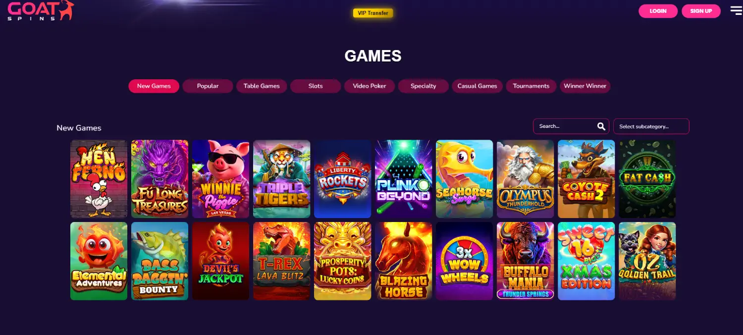 goatspins casino page